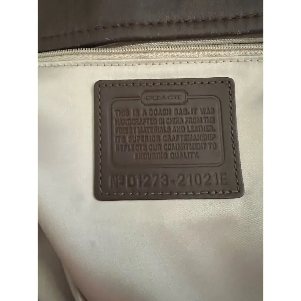 Coach Ashley Copper Metallic Signature Shoulder Bag Ashley